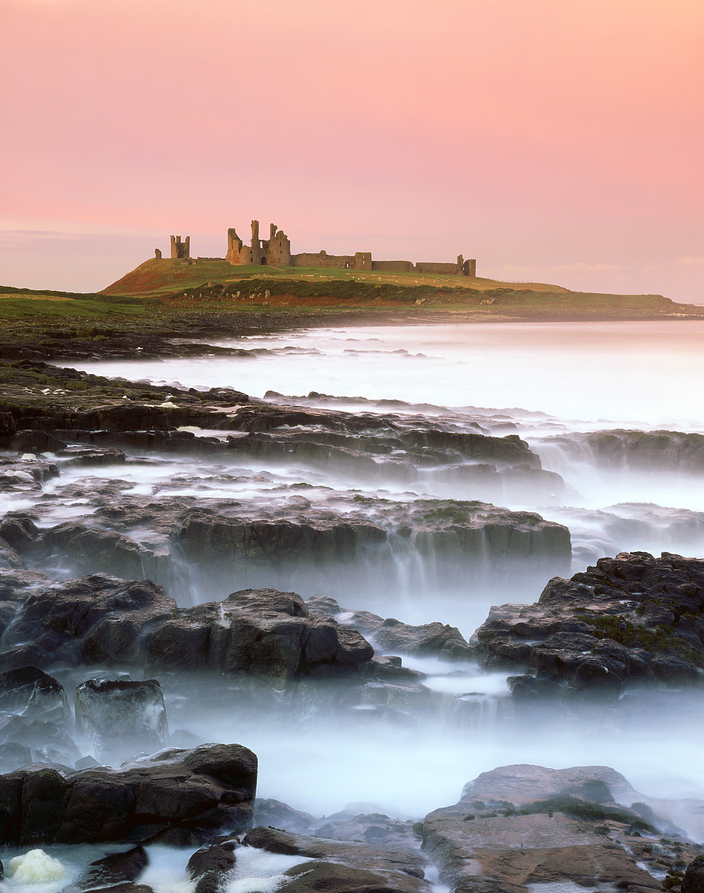 #010385-4 - Dunstanburgh Castle & Coastline, Northumberland, England