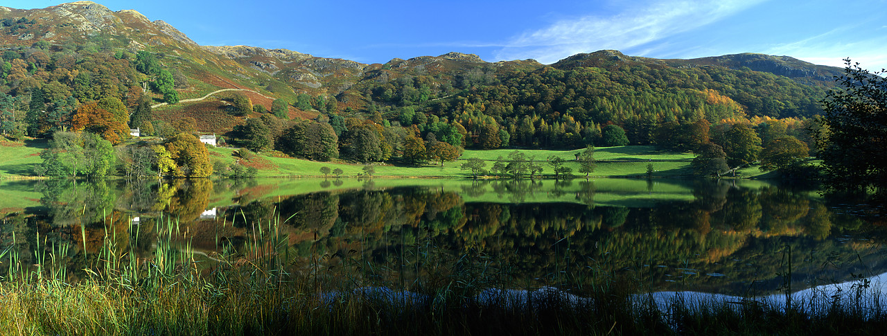 #020760-3 - Loughrigg Tarn Reflections, Lake District National Park, Cumbria, England