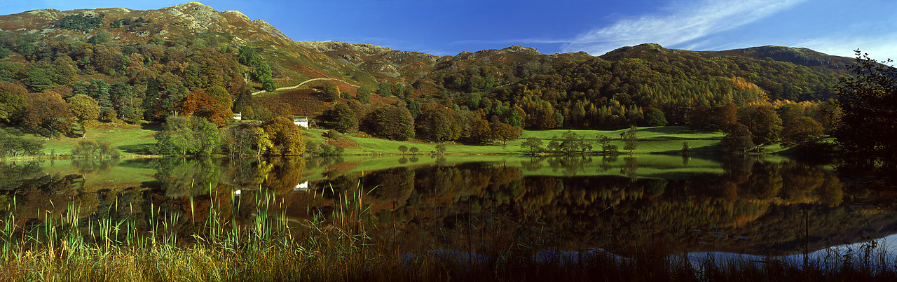 #020760-4 - Loughrigg Tarn Reflections, Lake District National Park, Cumbria, England