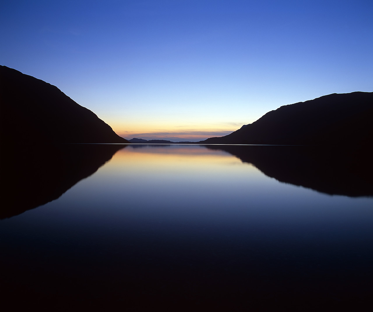 #020761-1 - Wast Water Reflections at Dusk, Lake District National Park, Cumbria, England