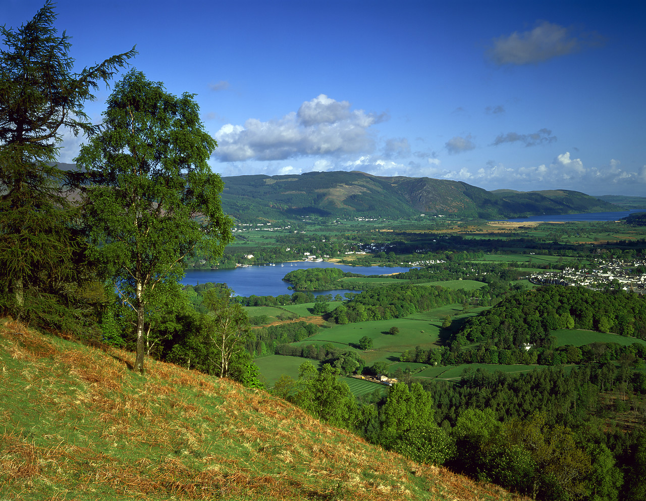 #030155-2 - View over Keswick, Lake District National Park, Cumbria, England