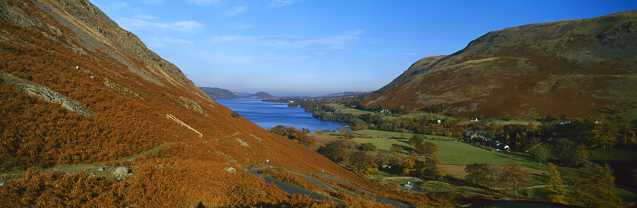 #030403-3 - View over Ullswater & Howtown, Lake District National Park, Cumbria, England