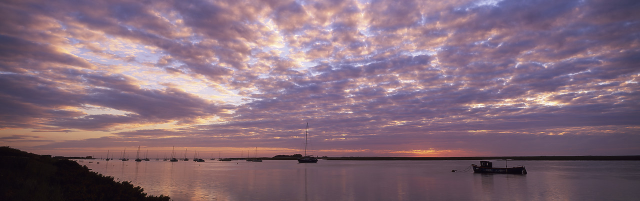 #040213-1 - Skyscape at Sunrise, Wells-Next-The-Sea, Norfolk, England