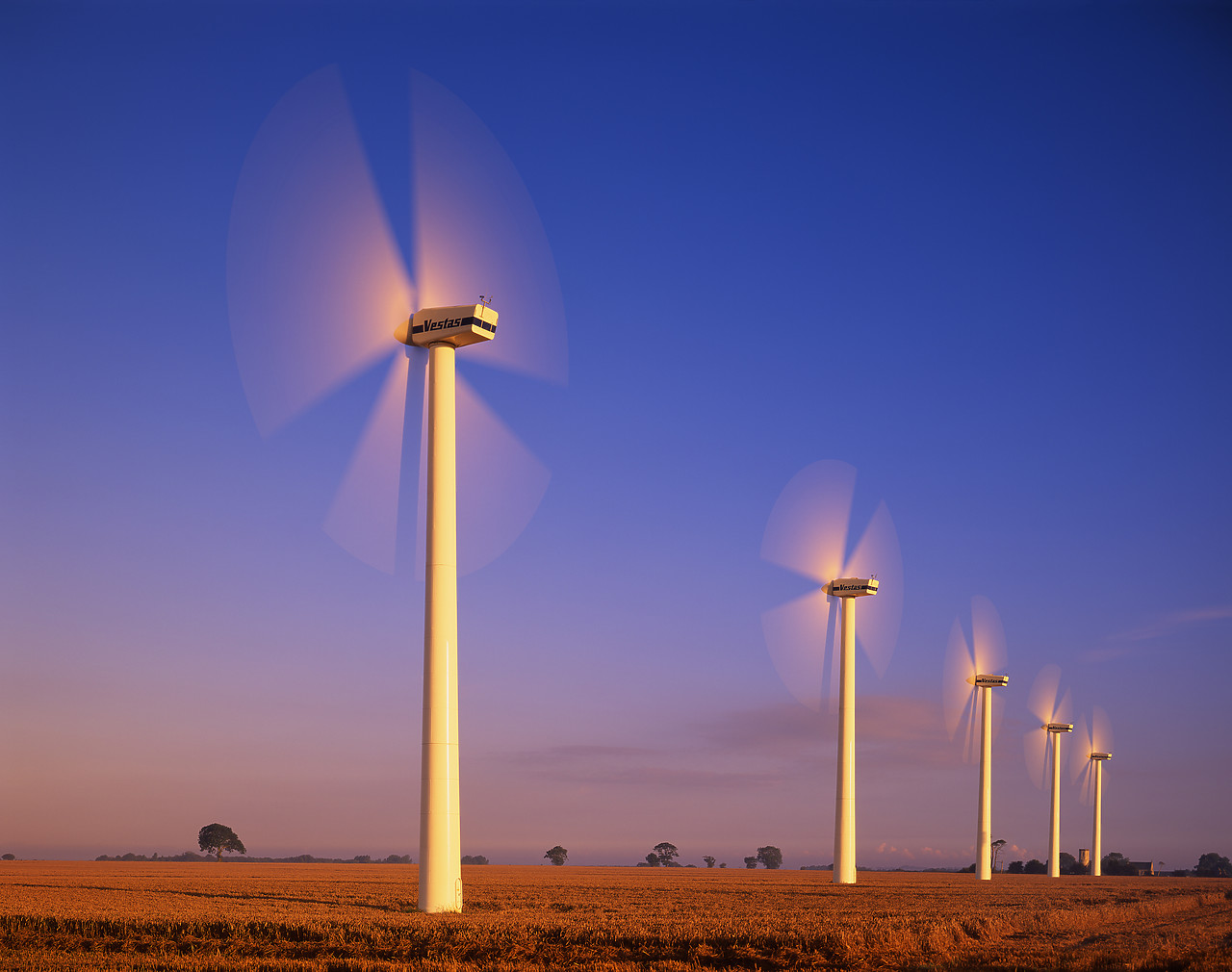 #040226-6 - Wind turbines, Winterton, Norfolk, England