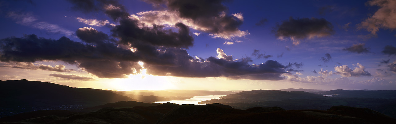 #050308-1 - Sunrise over Lake Windermere, Lake District National Park, Cumbria, England