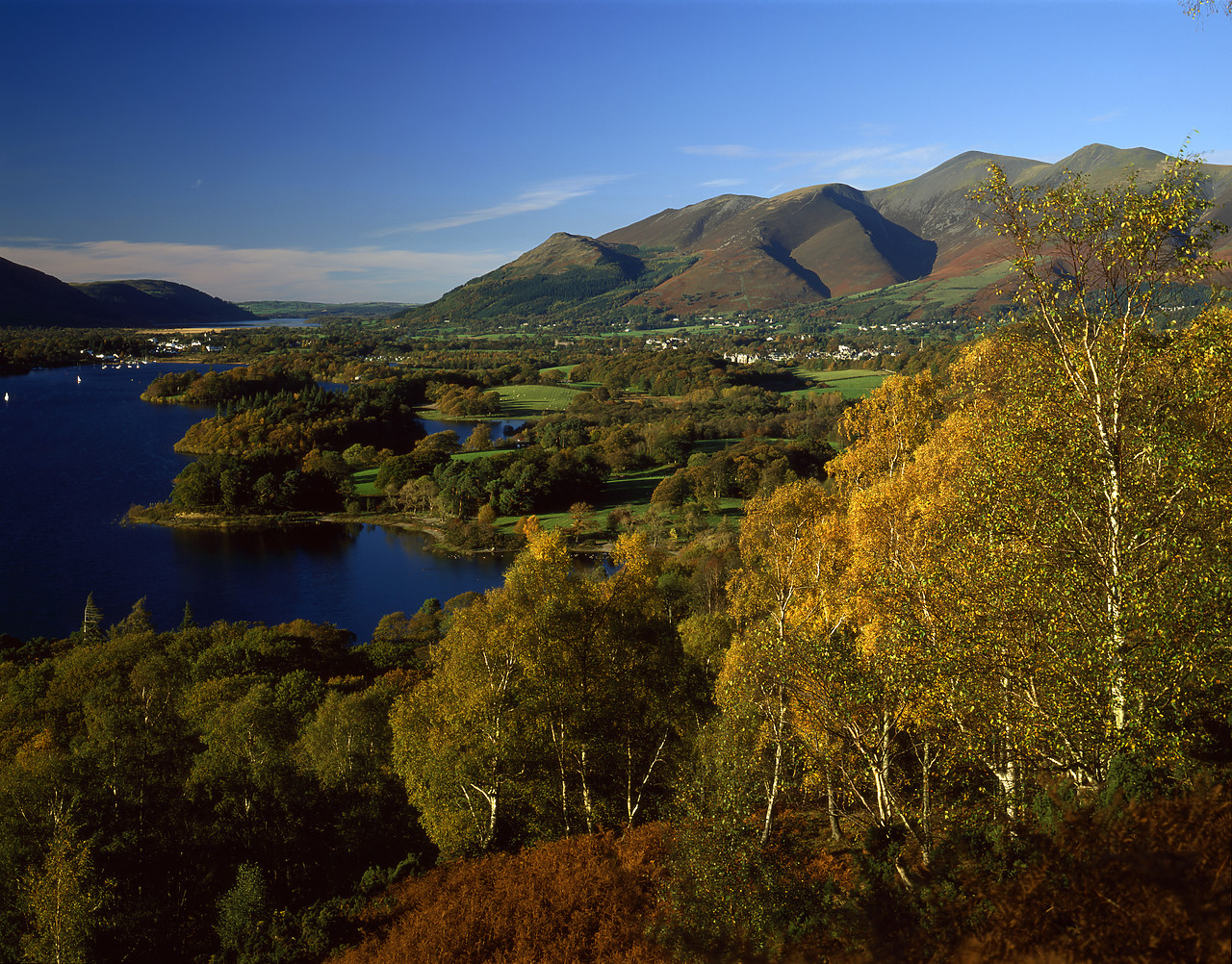 #060767-1 - View over Derwent Water, Lake District National Park, Cumbria, England