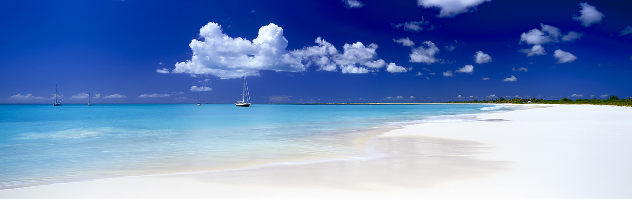 #070000-1 - Deserted Beach, Barbuda, Caribbean, West Indies