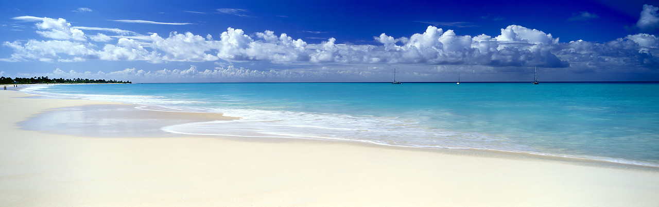#070001-1 - Deserted Beach, Barbuda, Caribbean, West Indies