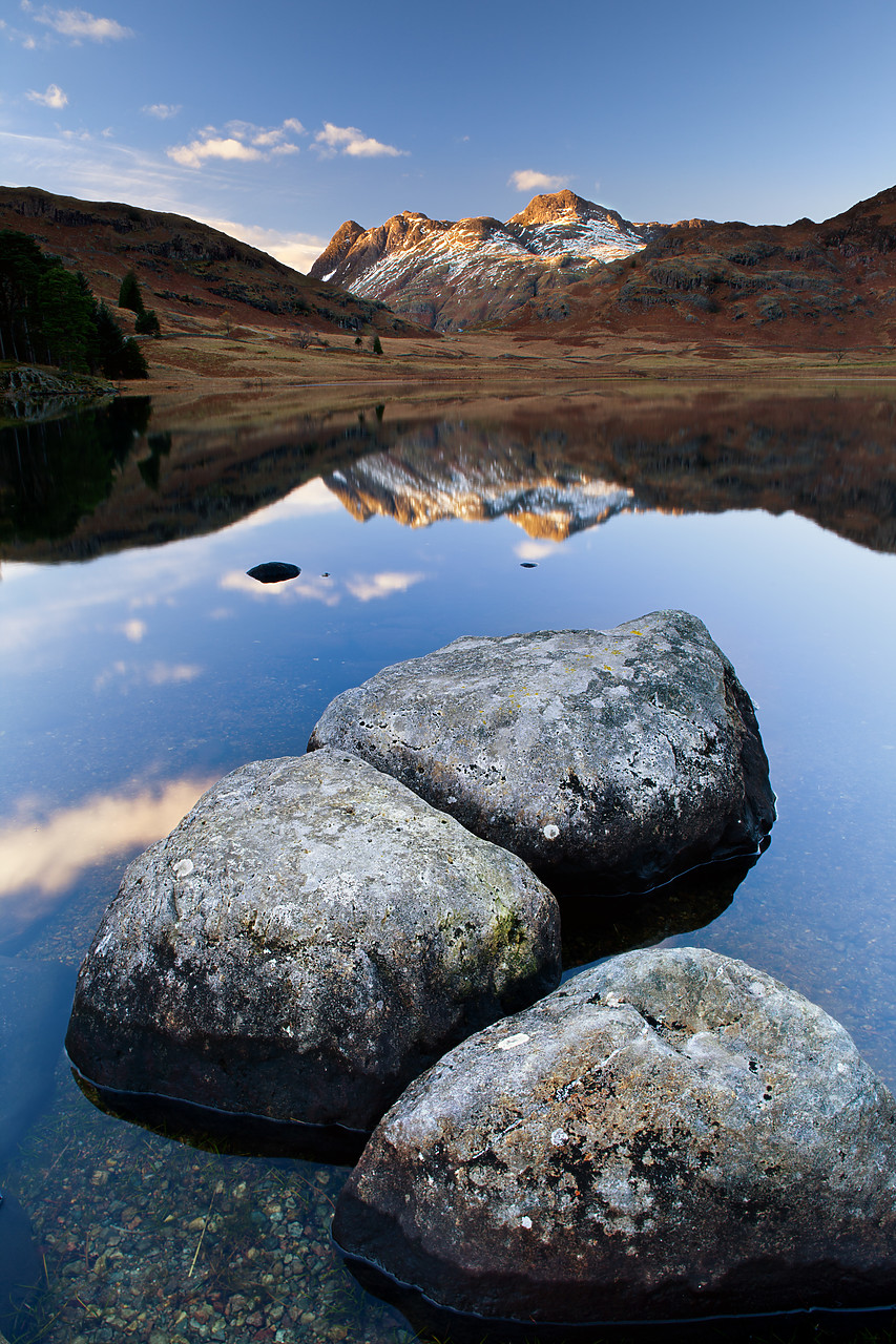 #100538-1 - Langdale Pikes Reflecting in Blea Tarn, Lake District National Park, Cumbria, England