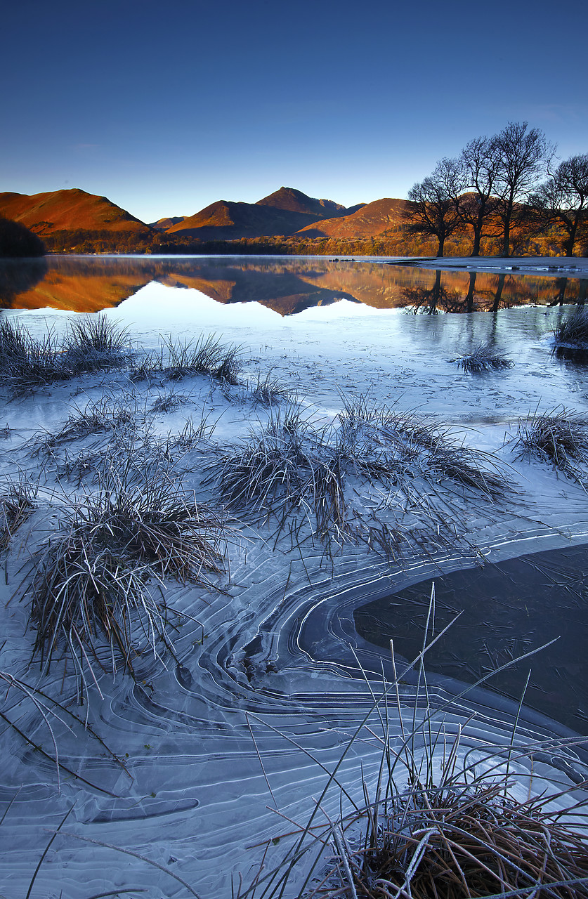 #110017-1 - Frost Along Derwent Water, Lake District National Park, Cumbria, England