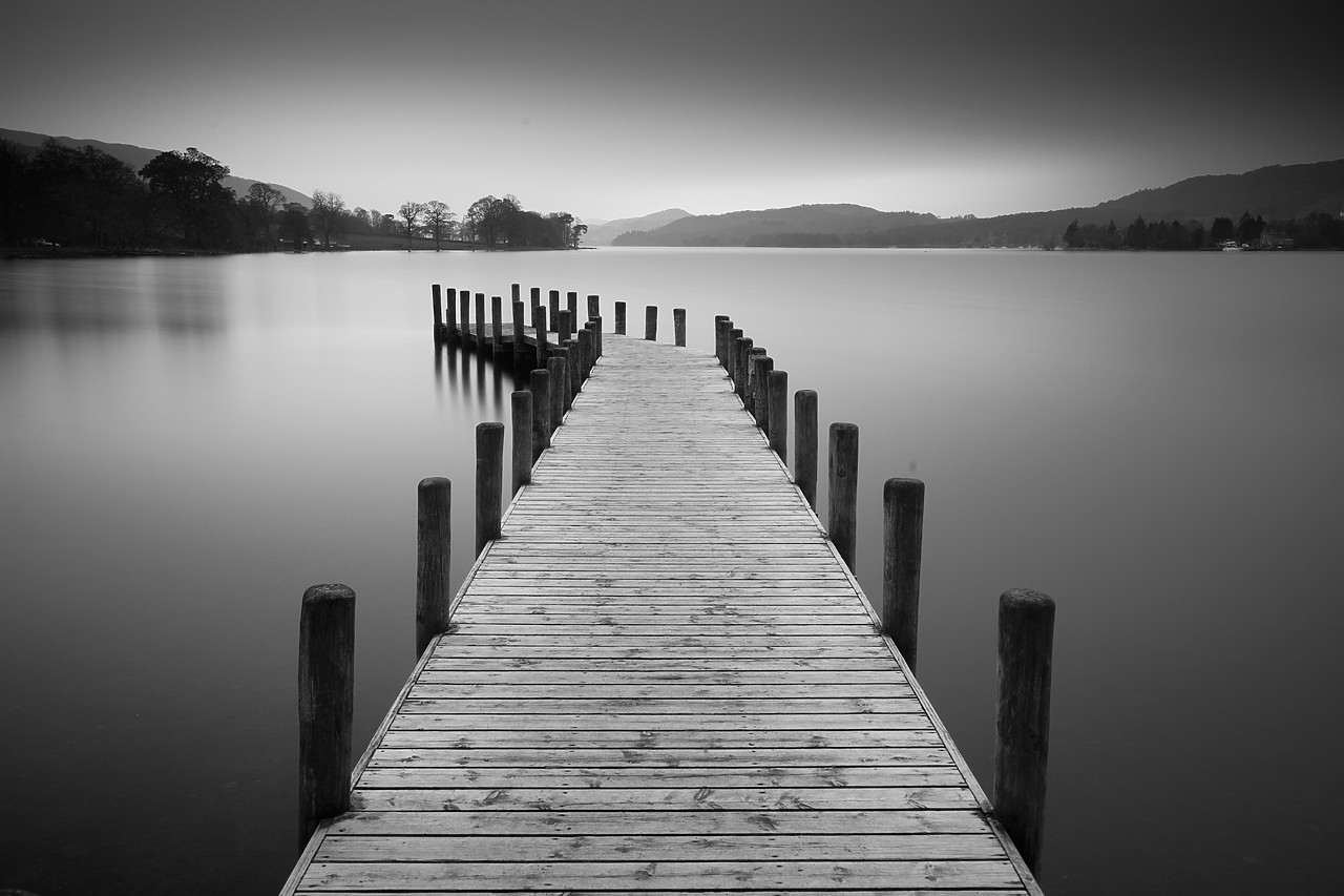 #110347-1 - Jetty on Coniston Water, Lake District National Park, Cumbria, England
