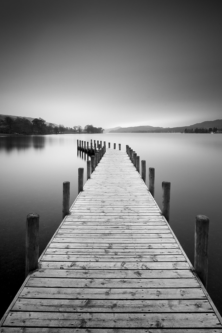 #110347-2 - Jetty on Coniston Water, Lake District National Park, Cumbria, England