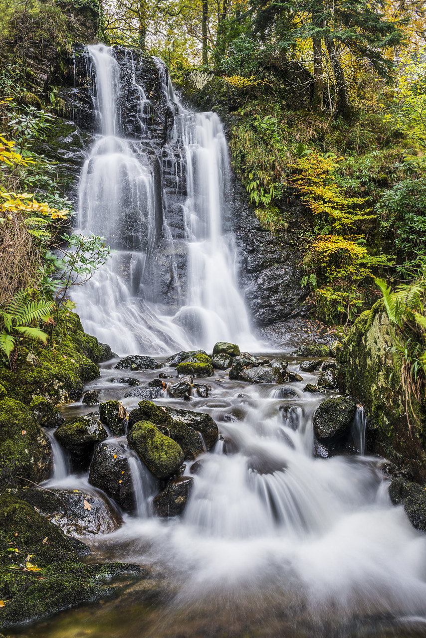 #130396-1 - Waterfall in Autumn, Lake District National Park, Cumbria, England