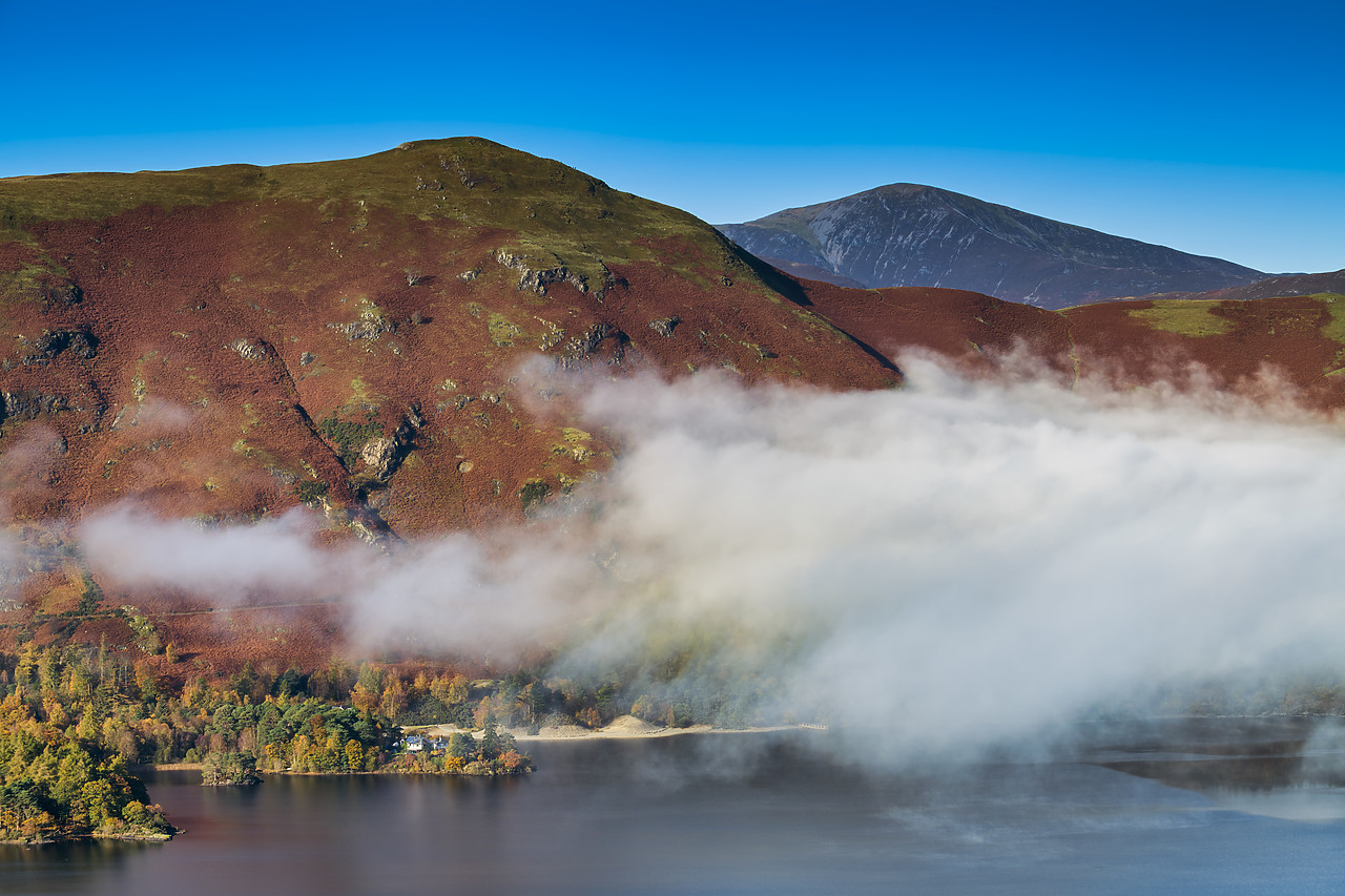 #190798-1 - Low Cloud Below Catbells, Derwent Water, Lake District National Park, Cumbria, England