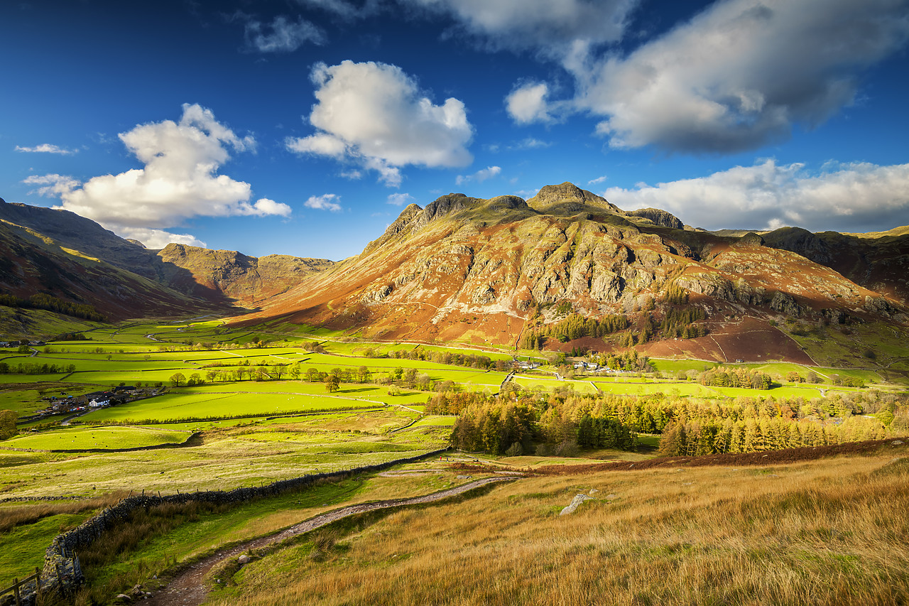 #190803-1 - View over Great Langdale, Lake District National Park, Cumbria, England