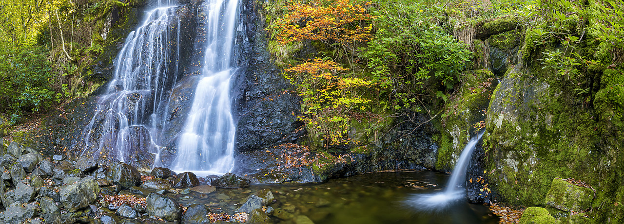 #190806-3 - Barrow Beck Falls in Autumn, Lake District National Park, Cumbria, England