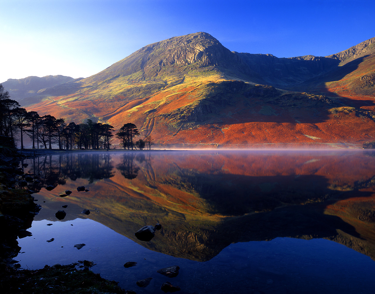 #871134-1 - Lake Buttermere Reflections, Lake District National Park, Cumbria, England