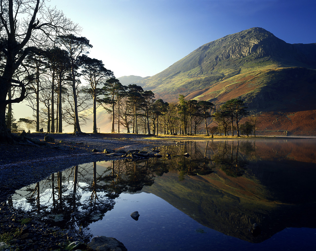#871135-2 - Lake Buttermere Reflections, Lake District, Cumbria, England