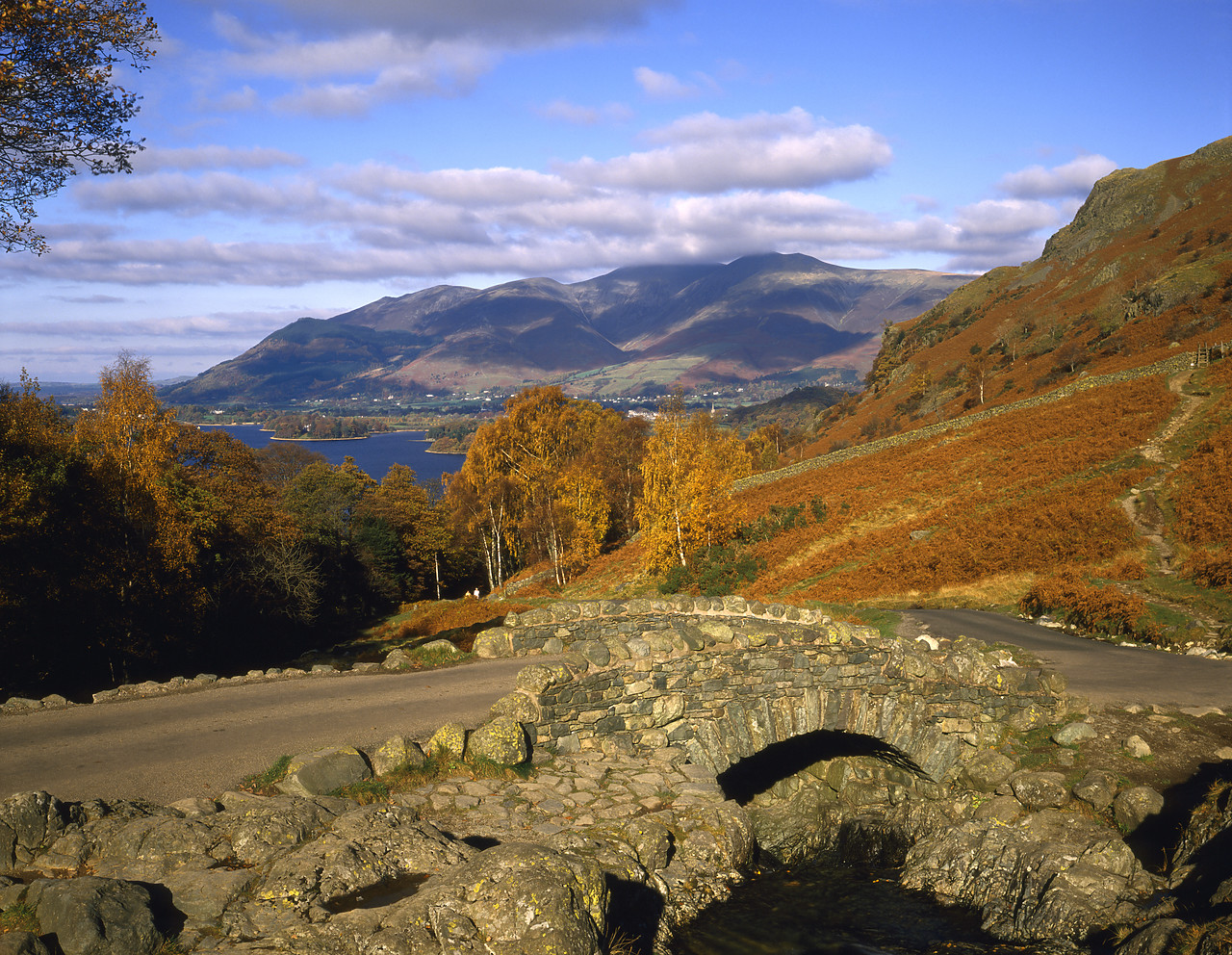 #871138-1 - Ashness Bridge in Autumn, Lake District National Park, Cumbria, England