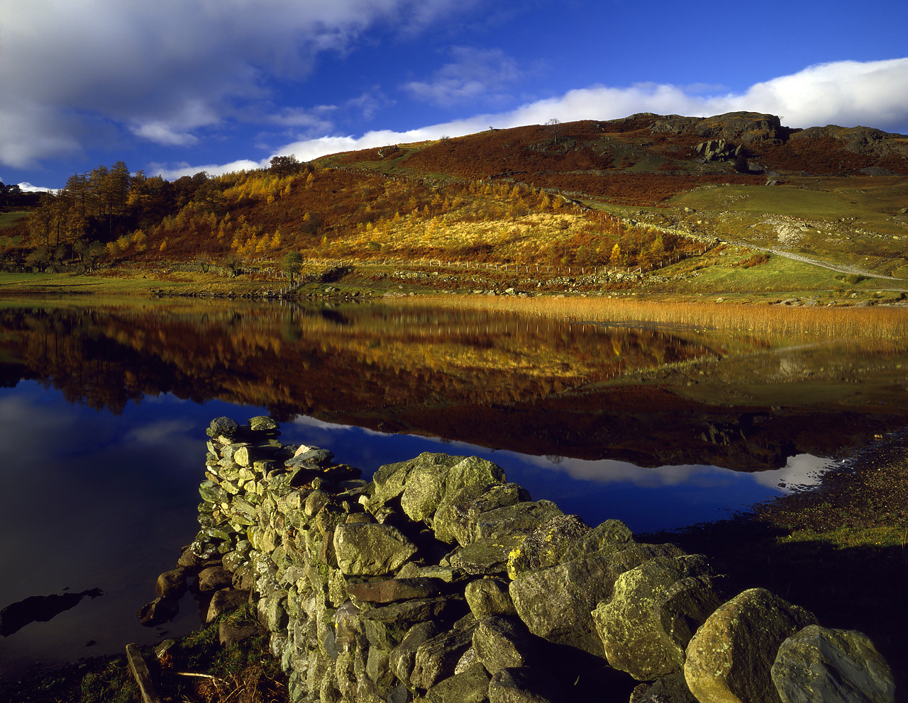 #871150-2 - Watendlath Tarn in Autumn, Lake District, Cumbria, England