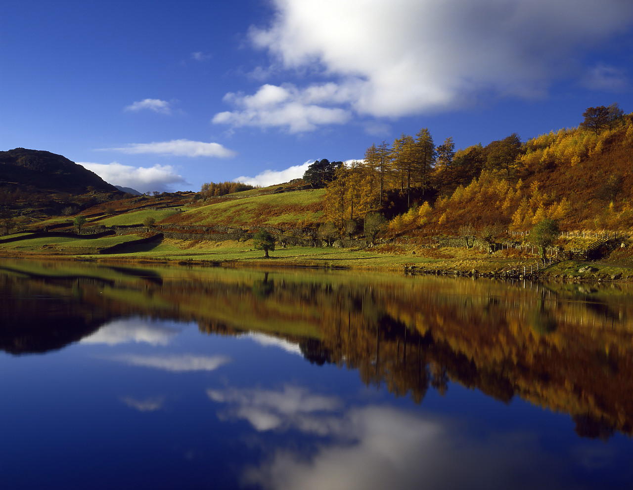 #871152 - Watendlath Tarn in Autumn, Lake District National Park, Cumbria, England