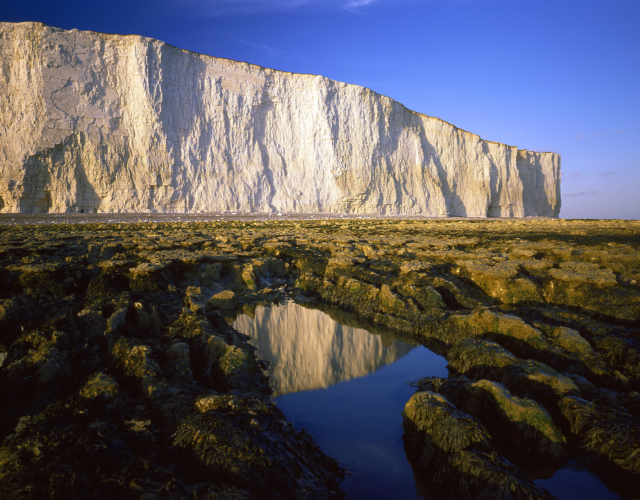 #913408-1 - Chalk Cliffs at Birling Gap, East Sussex, England