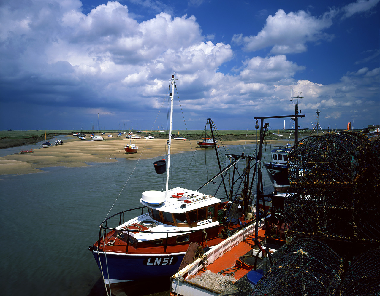 #913421-1 - Fishing Boats & Crab Pots, Wells Harbour, Norfolk, England