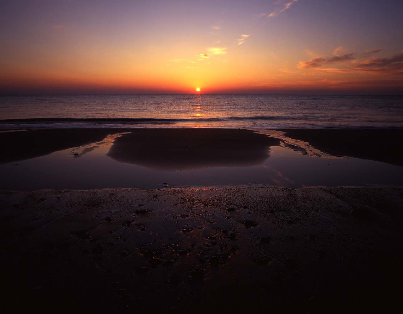 #913847-1 - Sunrise at Horsey Gap Beach, near Horsey, Norfolk, England