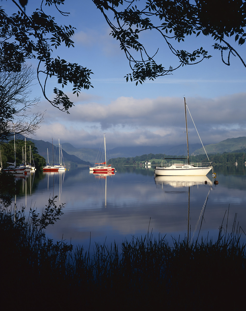 #934284-3 - Sailboats in Sharrow Bay, Ullswater, Lake District National Park, Cumbria, England