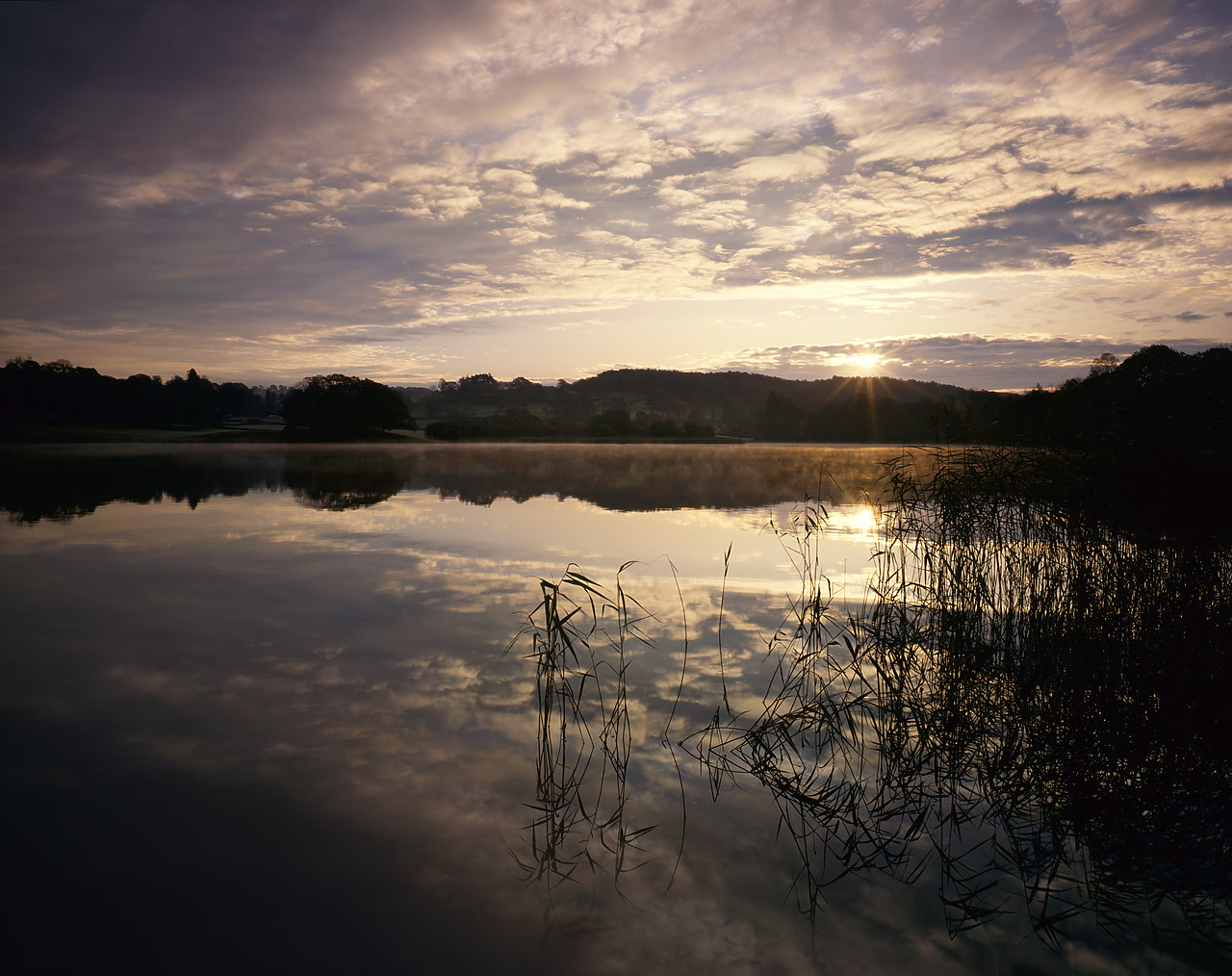 #934501 - Esthwaite Water at Sunrise, Lake District National Park, Cumbria, England
