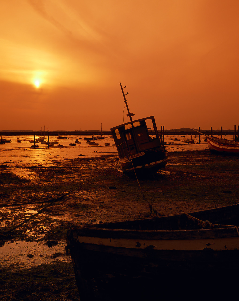 #944546-2 - Fishing Boats at Sunset, West Mersea, Essex, England