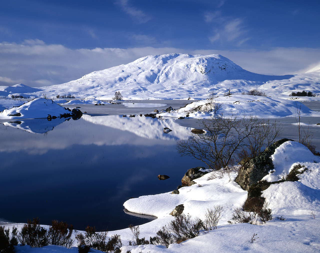 #955232-2 - Black Mount in Winter, Rannoch Moor, Highland Region, Scotland