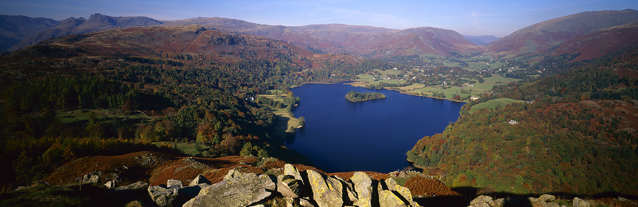 #970449-4 - View over Grasmere, Lake District National Park, Cumbria, England