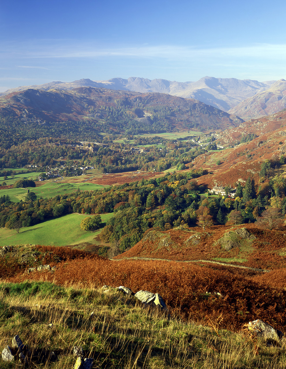 #970451-2 - View from Loughrigg Fell, Lake District National Park, Cumbria, England