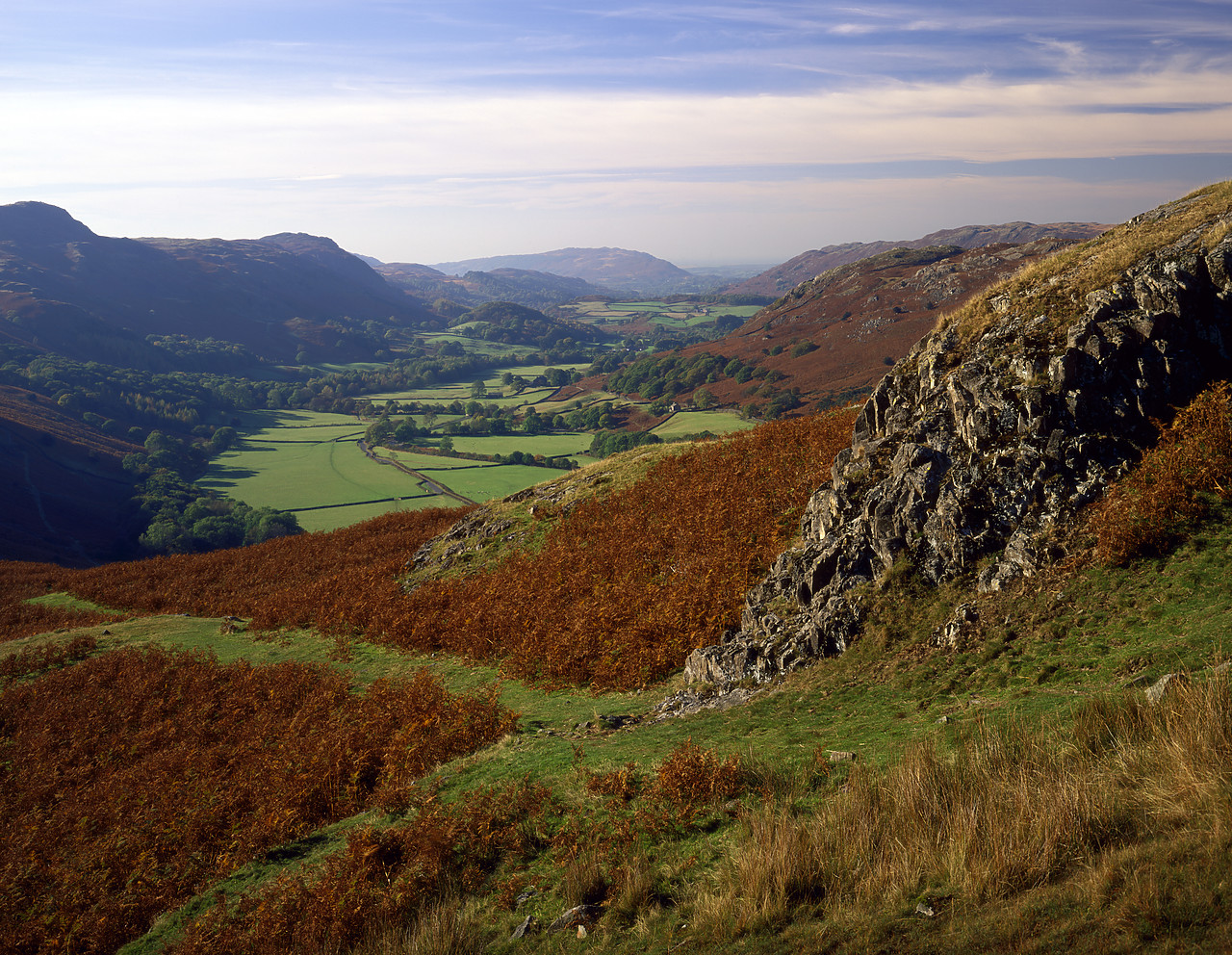 #970471-1 - View over Eskdale, Lake District National Park, Cumbria, England