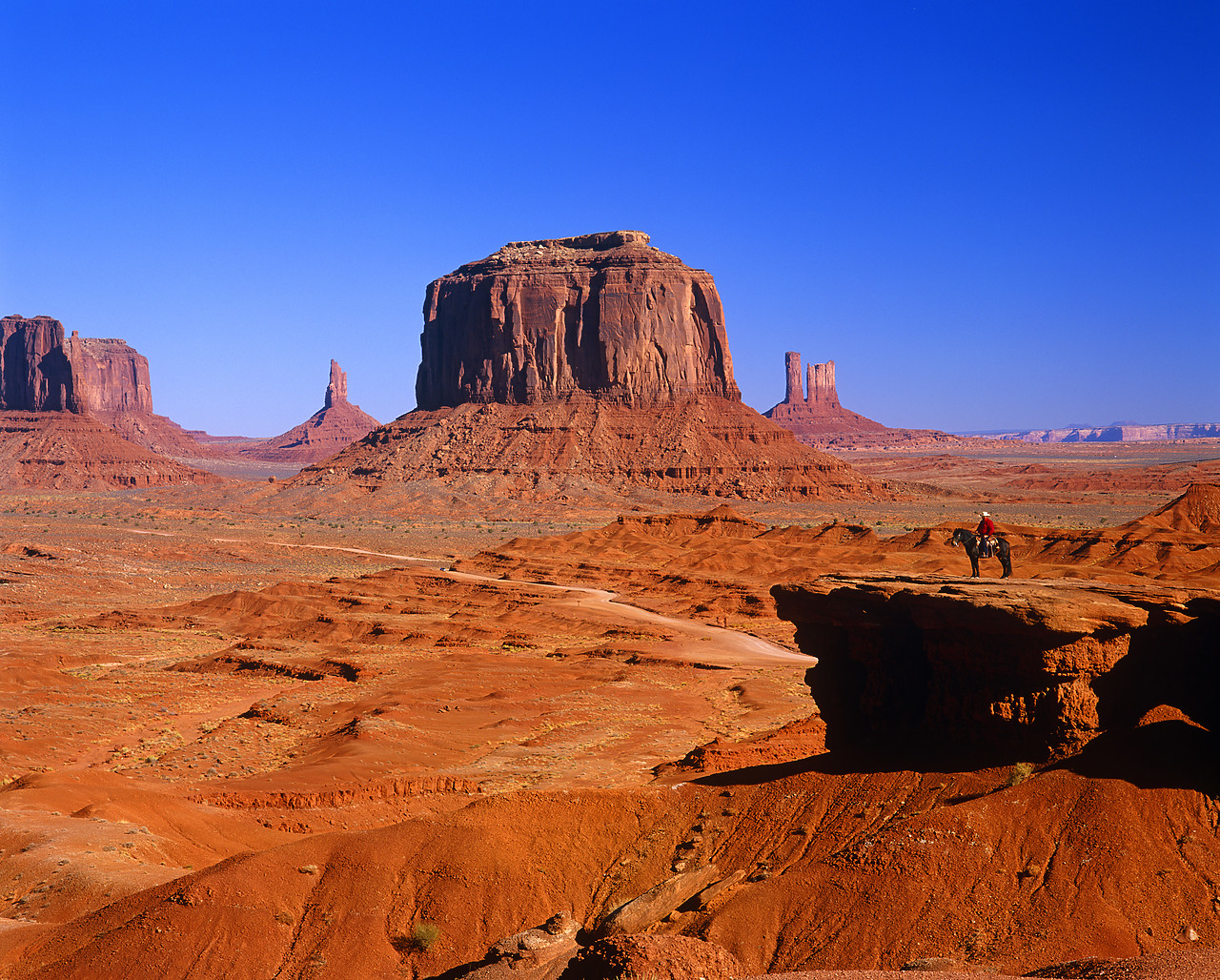 #010713-4 - View From John Ford Point, Monument Valley, Arizona, USA