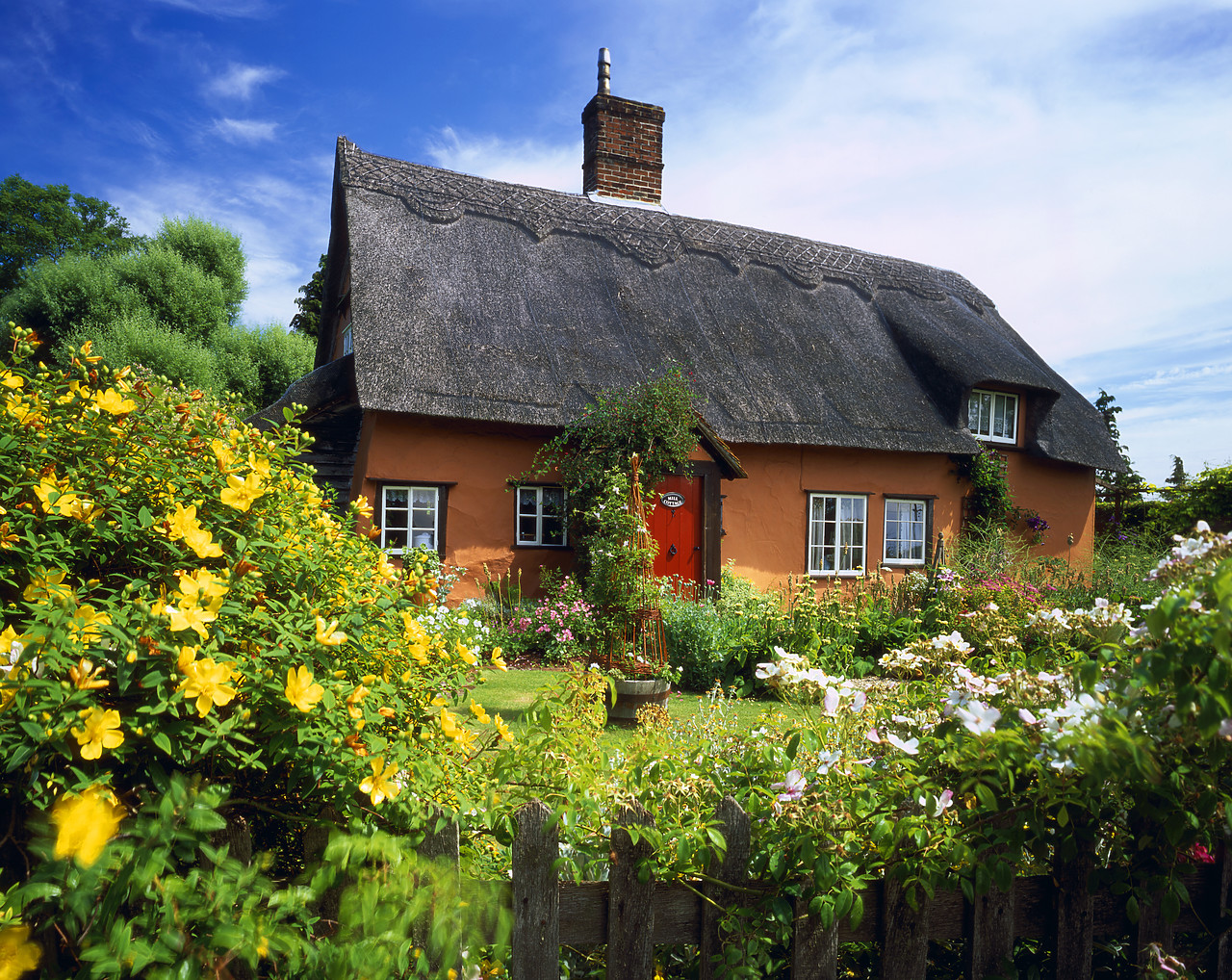 #030135-2 - Thatch Cottage & Garden, Suffolk, England