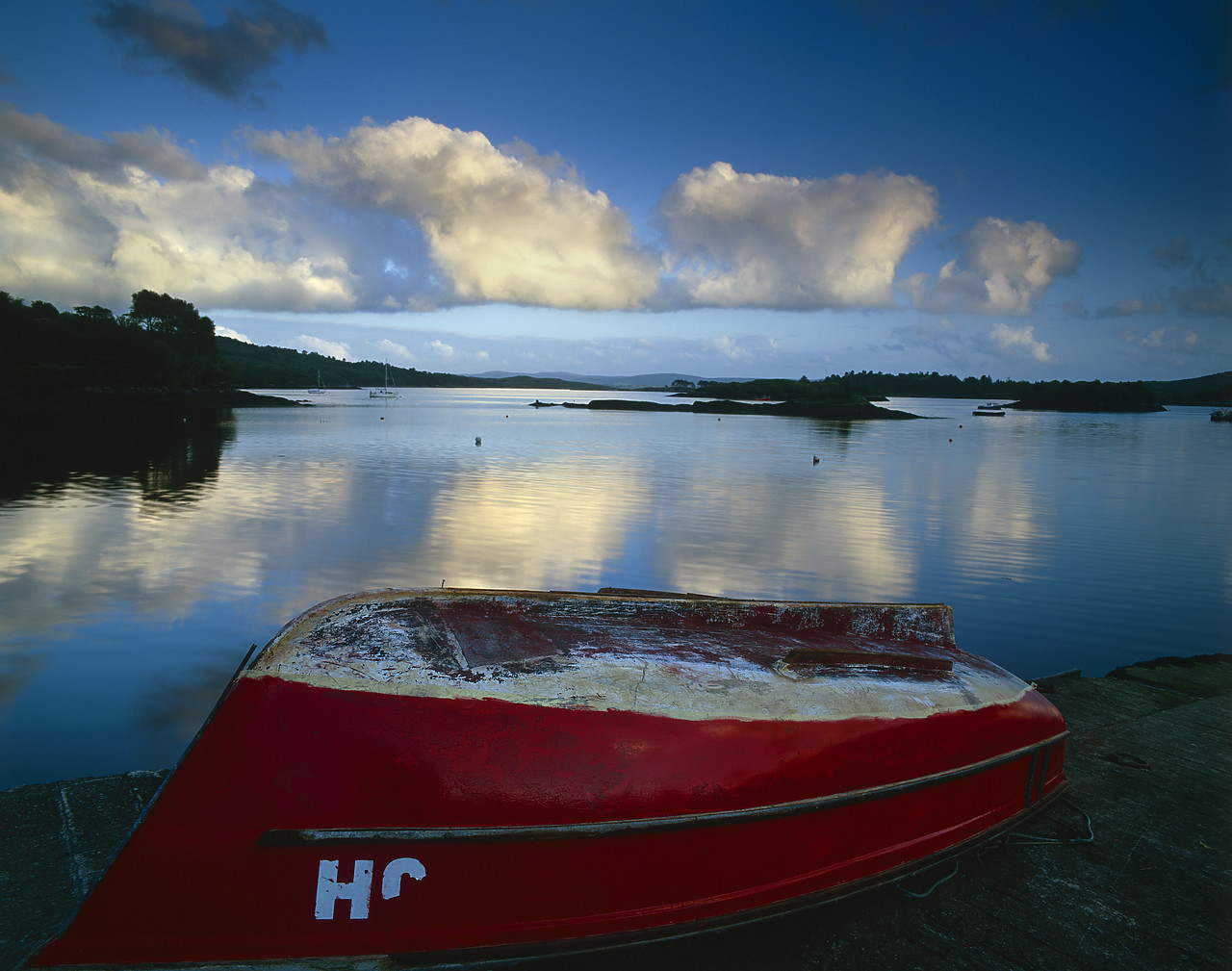 #030256-2 - Red Dinghy, Glengariff Harbour, Co. Cork, Ireland