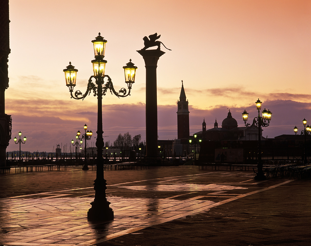 #030449-1 - St. Mark's Square at Sunrise, Venice, Italy