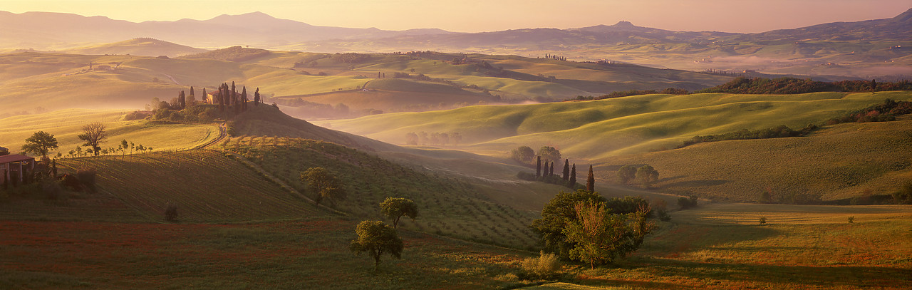 #040105-1 - View over Belvedere, San Quirico, Tuscany, Italy