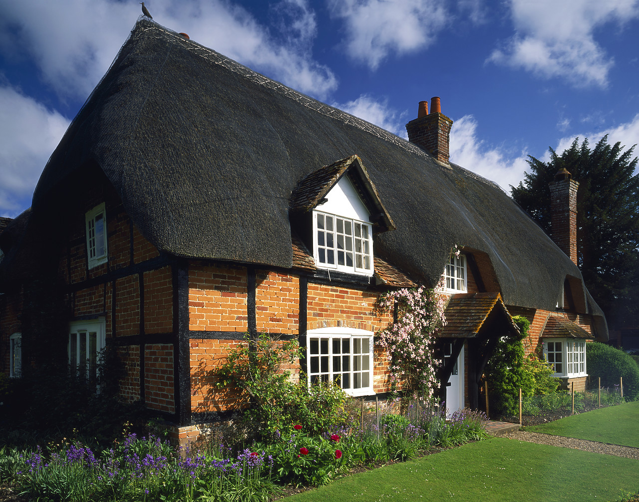 #050122-1 - Thatched Cottage, Longparish, Hampshire, England