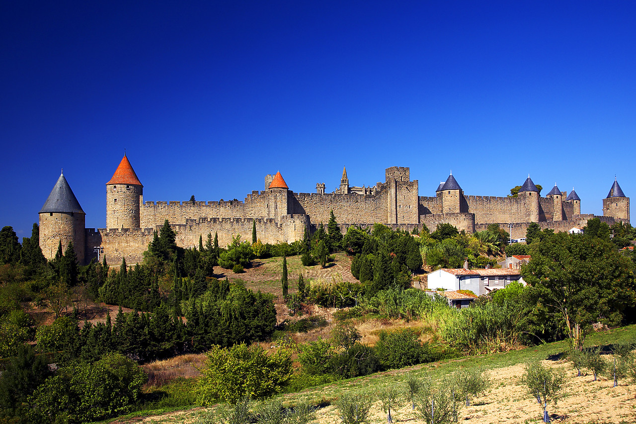 #060474-1 - Medieval City of Carcassonne, Languedoc, France
