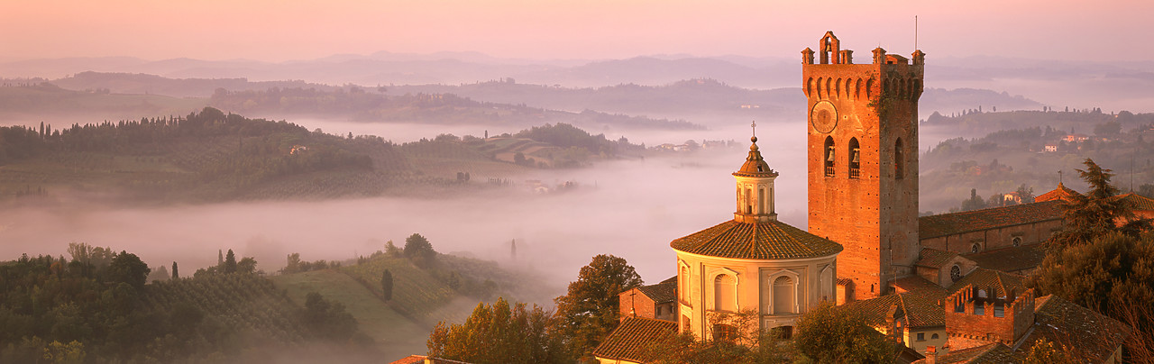 #070440-2 - Mist below San Miniato, Tuscany, Italy
