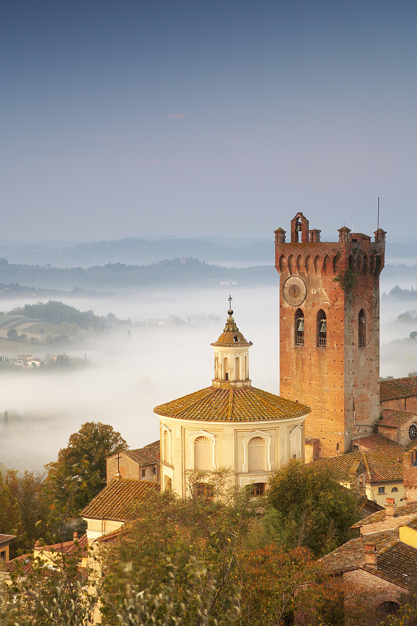 #070441-1 - Mist below San Miniato, Tuscany, Italy