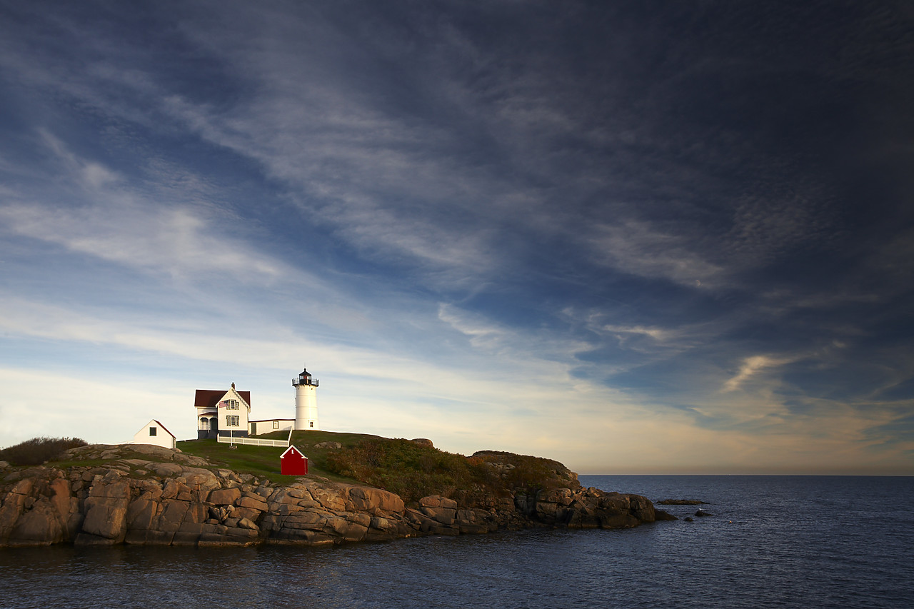 #080269-1 - Nubble Head Lighthouse on Cape Neddick, Maine, USA