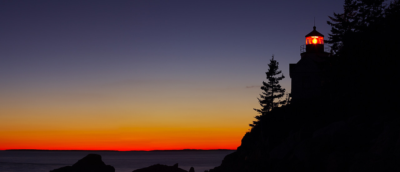 #080305-3 - Bass Harbor Lighthouse at Twilight, Acadia National Park, Maine, USA