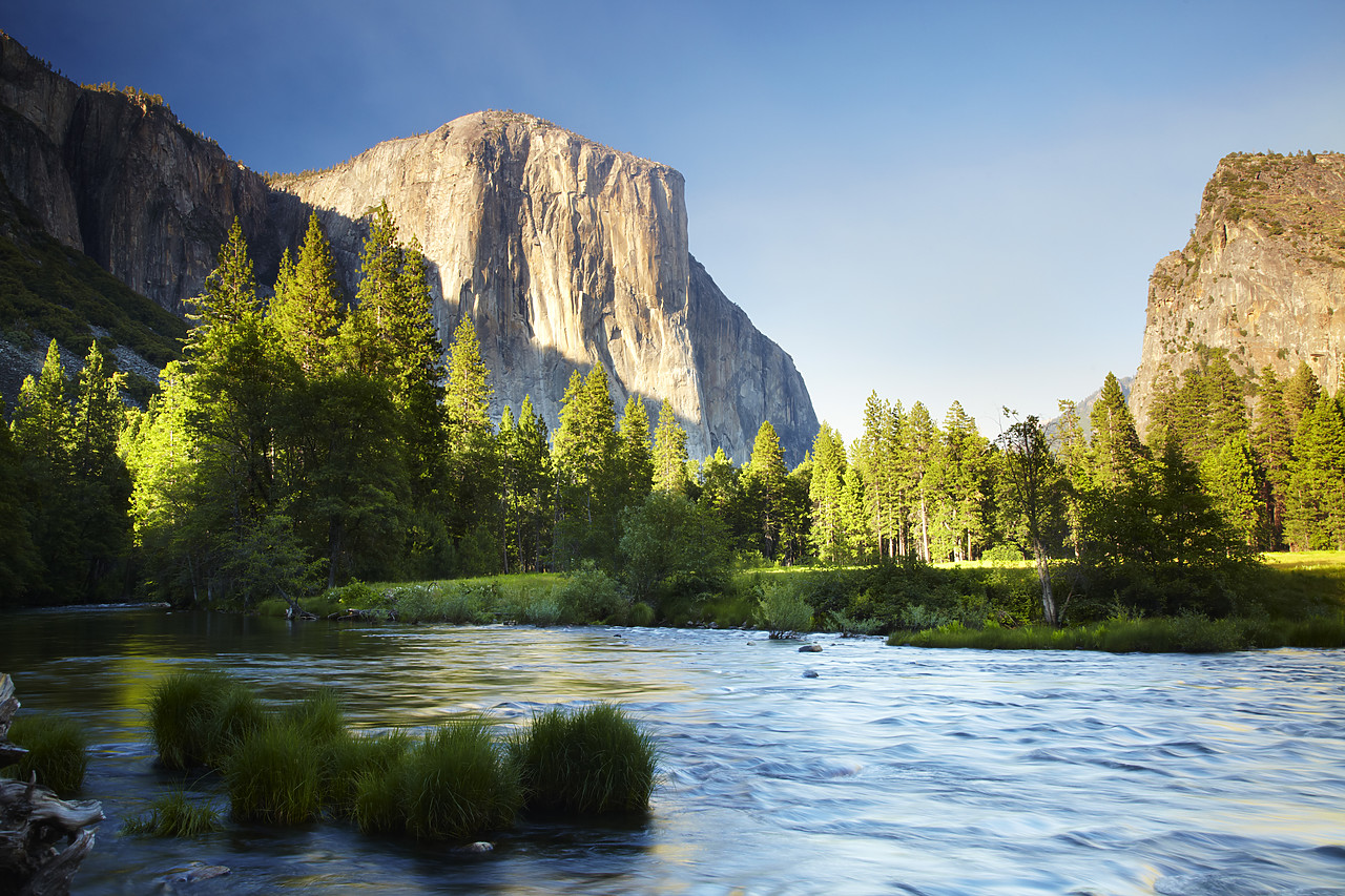 #090151-1 - El Capitan & Merced River,  Yosemite National Park, California, USA