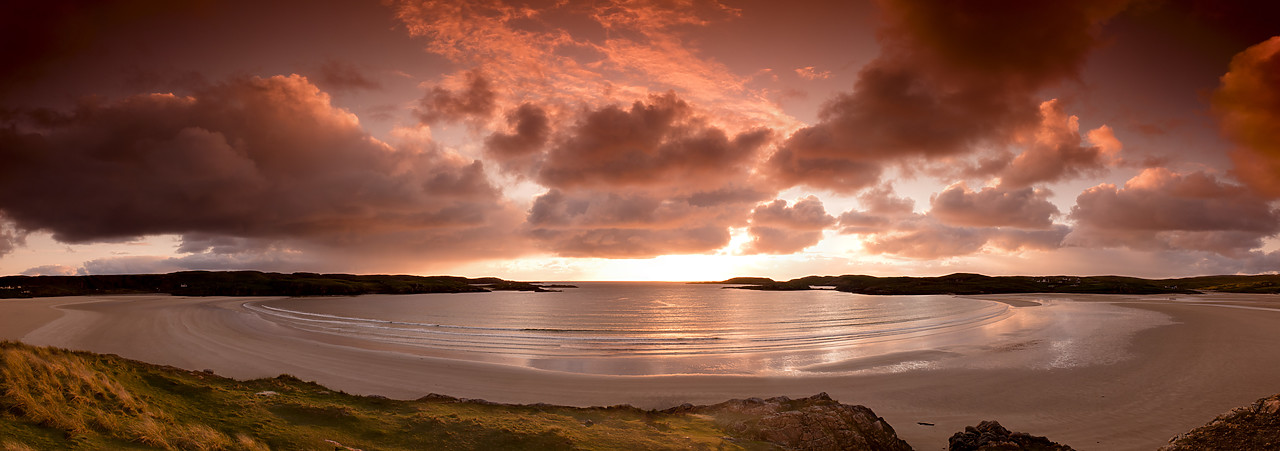 #100192-1 - Uig Bay at Sunset, Isle of Lewis, Outer Hebrides, Scotland