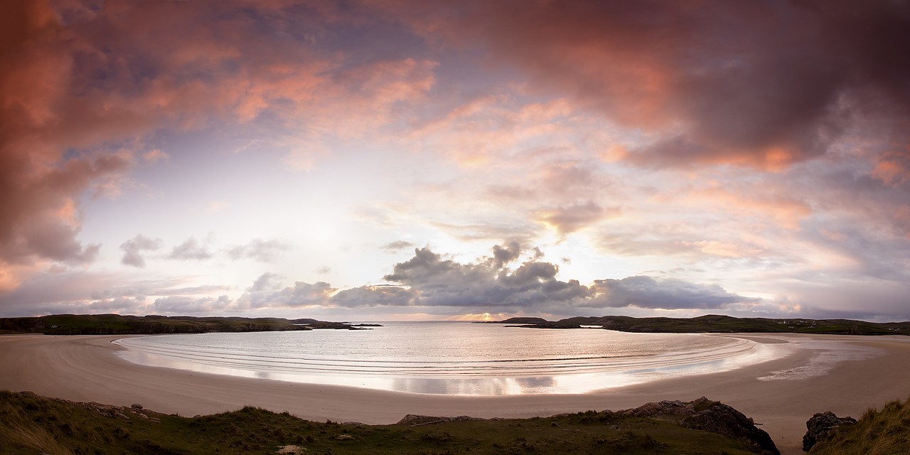 #100197-1 - Uig Bay at Sunset, Isle of Lewis, Outer Hebrides, Scotland