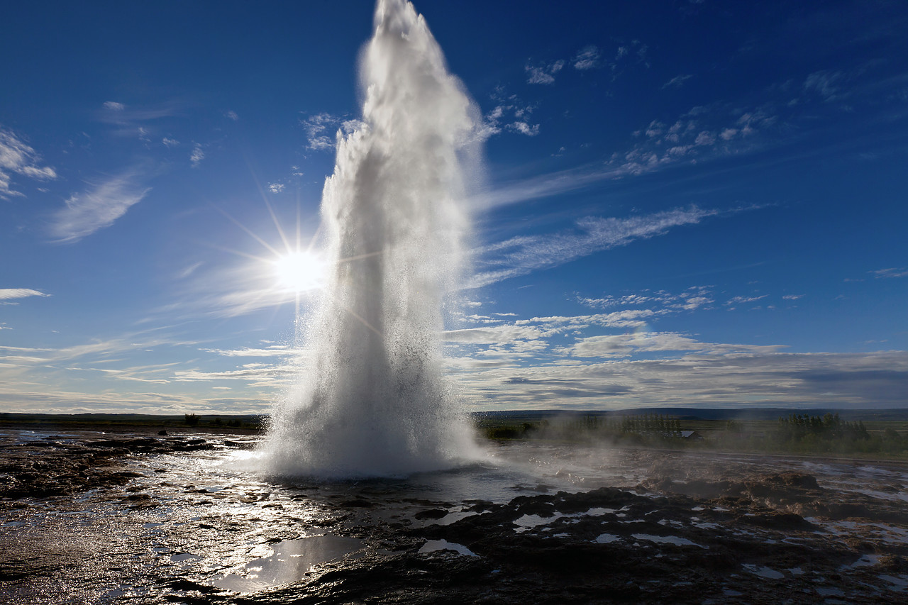 #100316-1 - The Great Geyser, Haukadalur Valley, Iceland